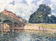 Alfred Sisley Brucke von Hampton Court oil